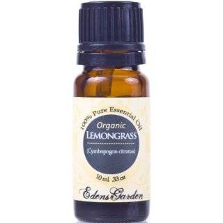 Organic Lemongrass 100% Pure Therapeutic Grade Essential Oil  10 ml by 