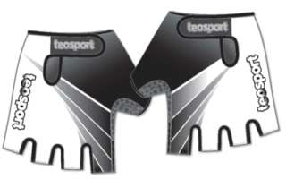 TEO SPORT Classic CYCLING GLOVES White/Black SUMMER  