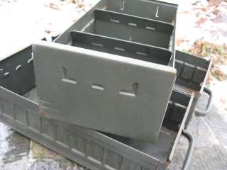   Industrial Tool Box or Parts Bin Storage Drawers Factory Loft Decor