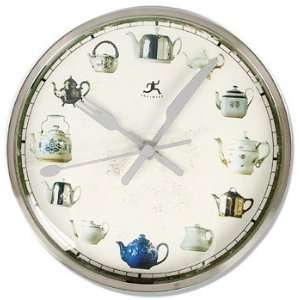    Infinity Instruments Teapot, Fork & Spoon Clock