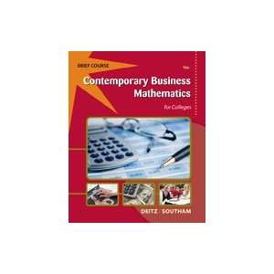  Contemporary Business Mathematics for Colleges, Brief 
