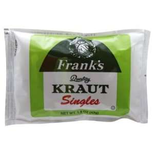 Franks Sauerkraut Sngl 1.5 OZ (Pack of 18)  Grocery 