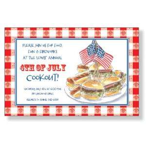  Patriotic Cookout Invitations