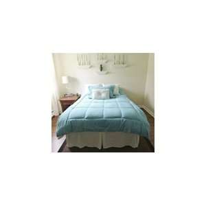  College Plush Comforter   Ocean Blue