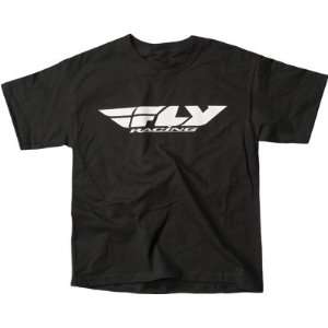  Fly Racing Corporate T Shirt   Small/Black Automotive