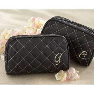  Cosmetic Couture Quilted Monogrammed Make Up Bag 