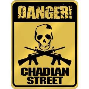   Danger  Chadian Street  Chad Parking Sign Country
