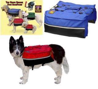 Outward Hound QUICK RELEASE DOG BACKPACK Saddle Bags RB  