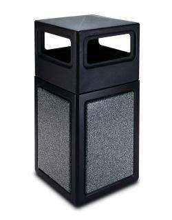 38 Gallon StoneTec Indoor Outdoor Trash Can w/Dome Lid  
