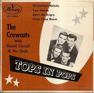 THE CREW CUTS TWO HEARTS 50S DOO WOP ROCK N ROLL EP  