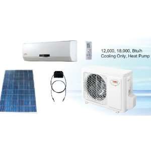    Solar Powered Ductless Heat Pump 18,000 BTU