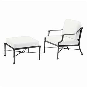  Woodard Delphi Lounge Chair and Ottoman Set   850406 