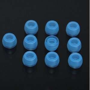  5 Pair Small Blue color Silicone Replacement Ear Buds Tips 