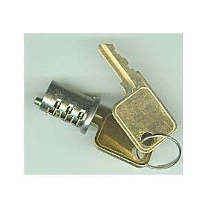  Desk Lock Plug, Fits Herman Miller LL Series Nickel