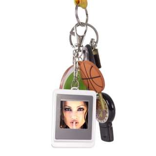 inch Keychain LCD Digital Photo Picture Frame Red  