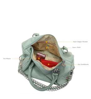   Shoulder Purse/ Handbag Convertible Cross Body Bag Ivory White  