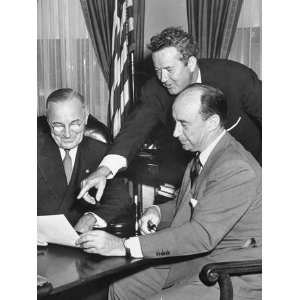  Harry S. Truman, John J. Sparkman and Adlai E. Stevenson 