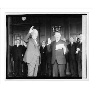    Historic Print (L) Albert B. Fall swearing in