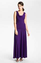 Guilia Ruched Cowl Neck Jersey Gown $98.00