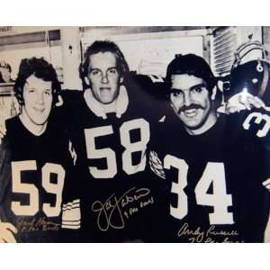 Jack Ham, Jack Lambert and Andy Russell Pittsburgh Steelers Multi 