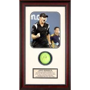 Andy Roddick Autographed Tennis Ball Shadowbox