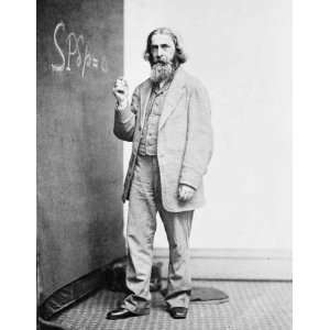  1870 Benjamin Peirce, full length portrait, standing 