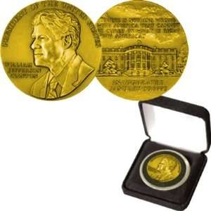 Bill Clinton 24kt Gold Layered Presidential Medal