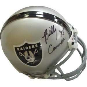 Billy Cannon Autographed/Hand Signed Oakland Raiders Replica Mini 