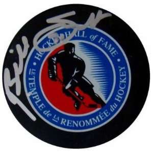  Billy Smith SIGNED Hall of Fame Hockey Puck NEW YORK 