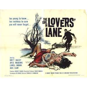   Lane Poster Half Sheet 22x28 Brett Halsey Joyce Meadows Lowell Brown