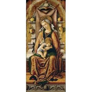 Hand Made Oil Reproduction   Carlo Crivelli   32 x 74 inches   Madonna 