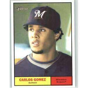  2010 Topps Heritage #456 Carlos Gomez   Minnesota Twins 