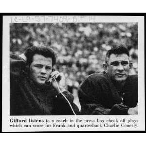  Frank Gifford, Charles,Charlie Conerly,New York Giants