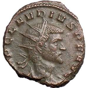 CLAUDIUS II Gothicus 268AD Milan mint Authentic Ancient Roman Coin PAX 