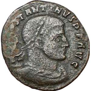 CONSTANTINE I the GREAT 313AD Ancient Roman Coin Rare Three legionary 