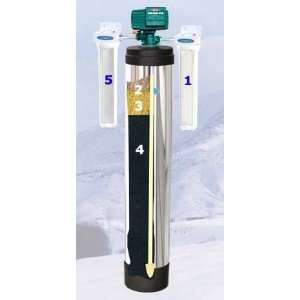 Crystal Quest CQE WH 01115 Multi Media Whole House Water Filter with 