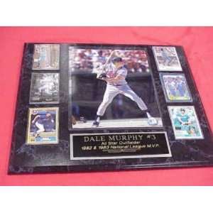 Dale Murphy 6 Card Collector Plaque