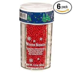 Dean Jacobs Winter Wonderland Accents, Large, 5.1 Ounce Jars (Pack of 