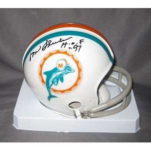 Don Shula Signed Dolphins Mini Helmet   HOF