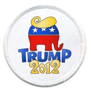 DONALD TRUMP for PRESIDENT Politics 2012 Hair 2.5 inch Sew on Patch