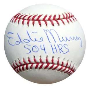 EDDIE MURRAY SIGNED DODGERS BASEBALL COMES WITH COA