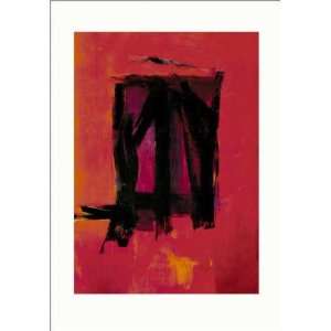  Red Painting, 1961 by Franz Kline. Size 21.50 X 31.50 Art 