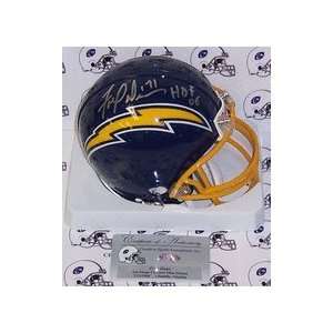 Fred Dean Autographed San Diego Chargers Mini Football Helmet with 