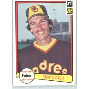  1982 Donruss #296 Gary Lucas   San Diego Padres (Baseball 