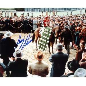 Gary Stevens   Winners Circle from Seabiscuit   16x20 Autographed 