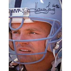 Howie Long Signed Oakland Raiders 16x20 Close up