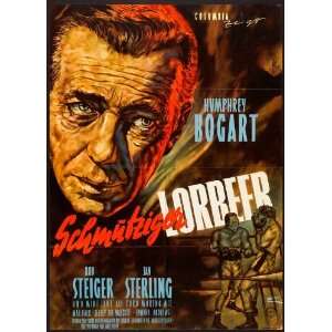   They Fall Poster German 27x40 Humphrey Bogart Rod Steiger Jan Sterling