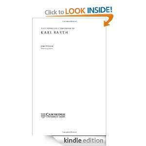  Companion to Karl Barth (Cambridge Companions to Religion) John 