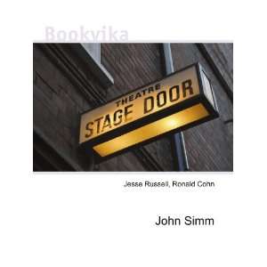  John Simm Ronald Cohn Jesse Russell Books