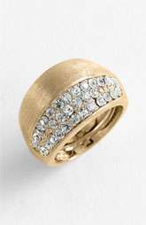 Ariella Collection Metal & Crystal Ring